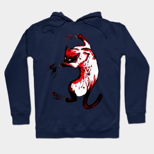 bloody cat Hoodie